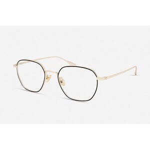 Modo 9005 Gold/Black Legacy Titanium Optical Eyeglasses Round Designer Frame